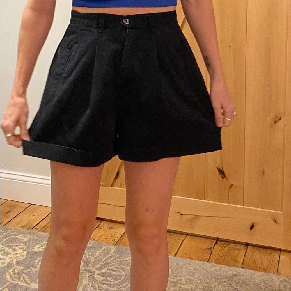 Levi's High Waist Black Women's Shorts